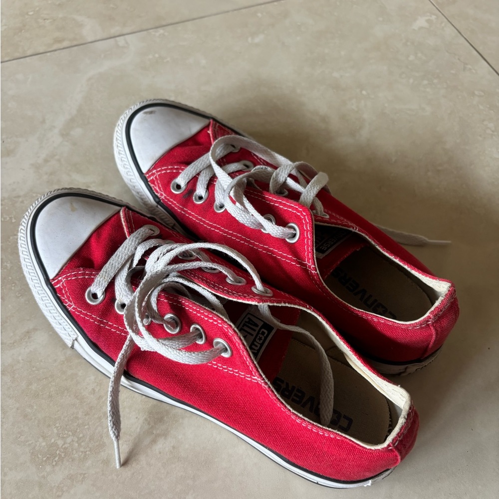 Converse Red Low Top